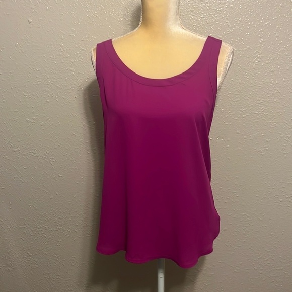 Express Purple Razorback Blouse Size M - Picture 1 of 5